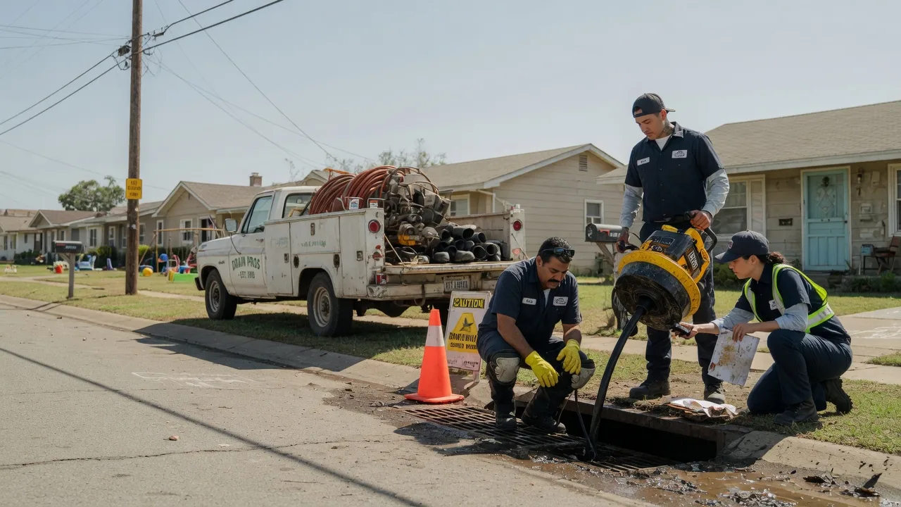 Drain Cleaning in Mcfaddin, TX near me